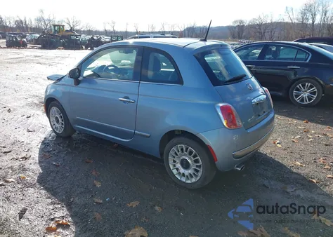 2015 Fiat 500 Lounge из США, поврежденный, VIN 3C3CFFCR1FT620574
